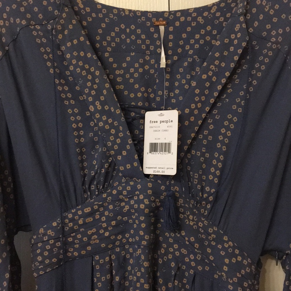 Free People Denim Combo dress - Picture 3 of 4